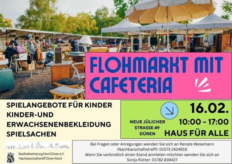 Flohmarkt am 16.02.2025